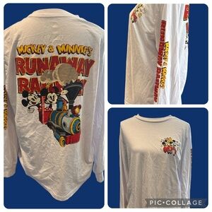 Disneyland Park Merch “Mickey & Minnie Runaway Railway” Long sleeve